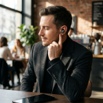BILBAO Wireless Earbuds, Bluetooth V6.0, Dual-Mic Clear Calls - Black - تصویر 2