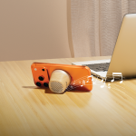 Mini Speaker & Wireless Charger GNMGTNSPKWDL - Magsafe Compatible, Light Wood - تصویر 3