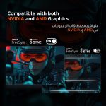 Gaming Monitor PDX546 - 27-inch Curved 280Hz FHD, RGB - تصویر 4