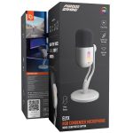 Gaming Condenser Microphone PDX5MK06WH - USB-C, RGB Light, White - تصویر 4