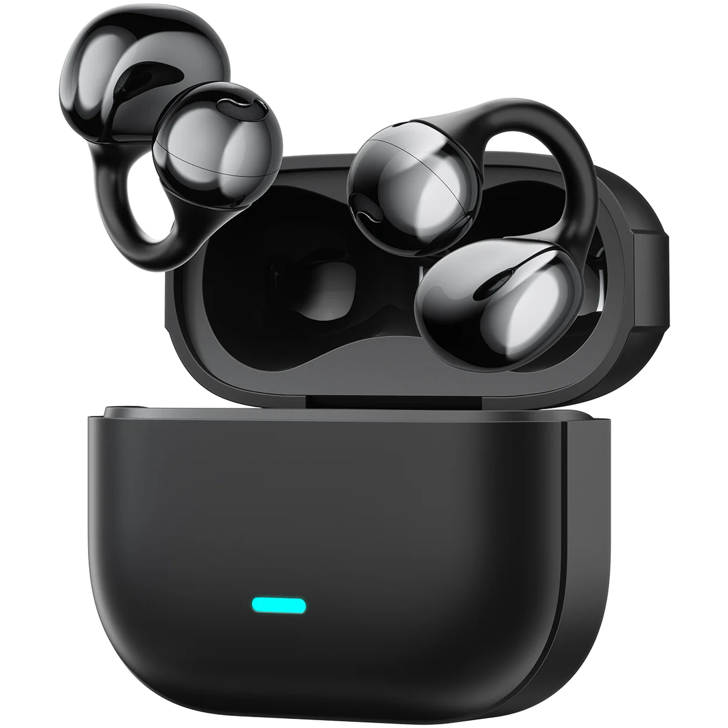 Florence Wireless Earbuds GL-BUD3 - Bluetooth 6.0, Black Florence Wireless Earbuds GL-BUD3 - Bluetooth 6.0, Black - تصویر 1