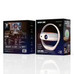 Saturn Smart Portable Projector, 200 ANSI Lumens, Android 14, Auto Keystone & Focus Correction - Beige - تصویر 9