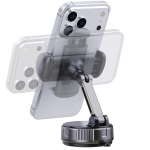 GX-11 Suction Phone Mount, 4.0"-7.0" Devices, 360° Rotation, Dashboard Fit, Washable Suction Cup - Black - تصویر 4