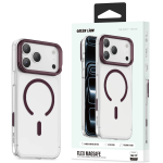 FLEX iPhone 18 Pro Max MagSafe Case, Foldable Kickstand, Ultra Slim - Burgundy - تصویر 9