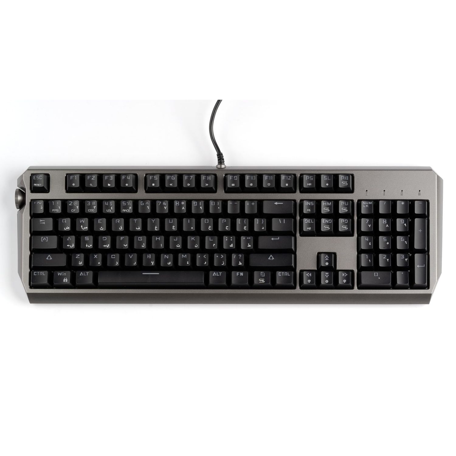 Mechanical Gaming Keyboard PDX219-RSW - Gateron Red, Wired, Black Mechanical Gaming Keyboard PDX219-RSW - Gateron Red, Wired, Black - تصویر 1