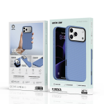 Florenza Woven Fabric MagSafe Case for iPhone 18 Pro Max/17 Pro Max 2600GS Drop Protection - Glacier - تصویر 8