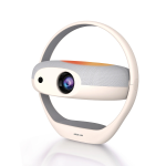 Saturn Smart Portable Projector, 200 ANSI Lumens, Android 14, Auto Keystone & Focus Correction - Beige - تصویر 8