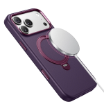 Kenton MagSafe Leather Case with Ring Kickstand for iPhone 18 Pro Max/17 Pro Max - Burgundy - تصویر 5