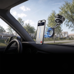 GX-90 MagSafe Suction Car Phone Holder, Strong N52 Magnets, 3-Axis Flexible Rotation - Black - تصویر 4