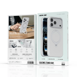 Silicone Stand Case for iPhone 18 Pro Max, 360° Rotating Stand - White - تصویر 12