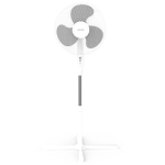16" Stand Fan with 110° Auto Oscillation, 3×Speed Levels - White - تصویر 2