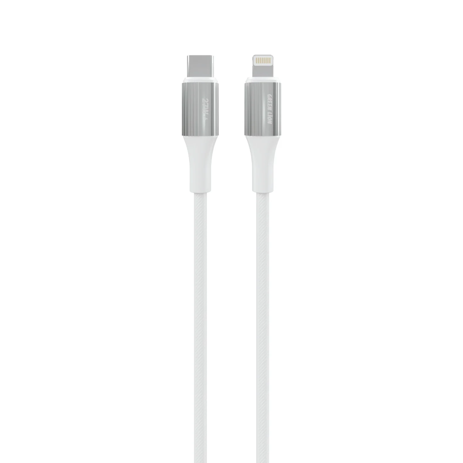 USB-C to Lightning Cable GNS1MCABC2LWH - 27W, White USB-C to Lightning Cable GNS1MCABC2LWH - 27W, White - تصویر 1