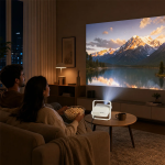 Smart Projector ASTRA GPJ4K10 - 300 ANSI Lumens, White - تصویر 3
