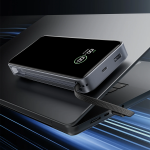 Madrid 25000mAh Power Bank 100W PD Ultra-Fast Built-in USB-C Cable Digital Display - Black - تصویر 6