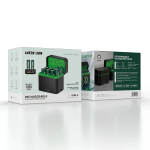 Battery Dock GRB-11 - Rechargeable 8xAA USB-C, Black - تصویر 7