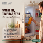 Refrigerator G-RF103 - 103L Retro, Beige - تصویر 2