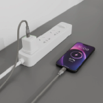Braided USB-C to Lightning Cable 27W 1M - Grey - تصویر 2