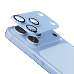 iPhone 18 Pro Camera Lens Protector, Anti-Glare, 9H Tempered Glass - Blue