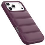 MELBOURNE 4-Zone Foam-Filled Protective Case for iPhone 18/17 Pro Max - Burgundy - تصویر 3