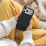 Legacy MagSafe Leather Case for iPhone 18 Pro/17 Pro, PC + PU Hybrid Material, 1.2M Drop-Tested - Black - تصویر 3