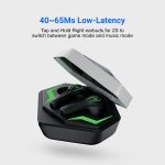 True Wireless Gaming Earbuds PDX413-SL - IPX5 Water Resistant, Silver - تصویر 5