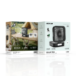 Solar Trio Fan GNPF24SOLFNBK - Fan, Light & Power Bank, Black - تصویر 4