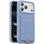 Regal Leather MagSafe Case for iPhone 18 Pro Max - Card Holder, Blue