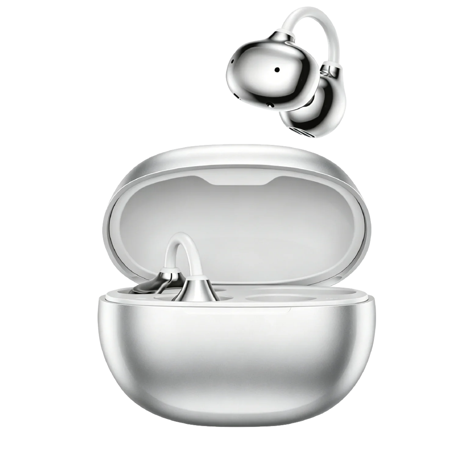 Wireless Earbuds SALVADOR GNTWS87SBDSL - Silver Wireless Earbuds SALVADOR GNTWS87SBDSL - Silver - تصویر 1