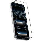3D Silicone Plus iPhone 18 Pro Max Screen Protector - Black Edge/Clear - تصویر 5
