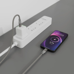 USB-C to USB-C Cable GNBR60C2CGY - 60W, Grey - تصویر 2