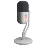 Gaming Condenser Microphone PDX5MK06WH - USB-C, RGB Light, White - تصویر 3