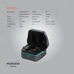 Gaming Earbuds PDX419 - Ultra Low-Latency, Black - تصویر 9