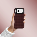 Florenza Woven Fabric MagSafe Case for iPhone 18 Pro/17 Pro 2600GS Drop Protection - Burgundy - تصویر 2