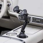 Dual Phone Holder with Cup Mount - Magsafe Compatible, Black - تصویر 5