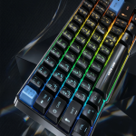 GKM-60 Wired Gaming Keyboard - Rainbow Backlight, Black - تصویر 4