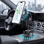 Phone Holder GX-100 - MagSafe Suction 360°, Black - تصویر 2