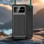 Power Bank GL-PXB7 - 120000mAh Solar, Black - تصویر 3