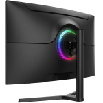 Phantom 32" Curved Gaming Monitor with RGB Lights, 240Hz FHD 1080p, 1800R HVA Panel, NVIDIA G-SYNC & AMD FreeSync Compatible - Black - تصویر 8