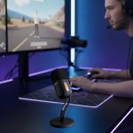 Gaming Elyx RGB Condenser Microphone PDX5MK06BK - USB-C, Black - تصویر 2