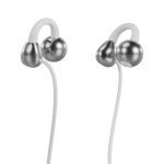 Clip Fit OWS Neckband Earbuds, 30 Hours Playtime, Bluetooth V5.4, TF Card Playback, Built-In Flashlight - White - تصویر 4
