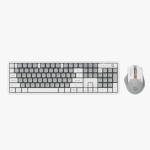 Wireless Gaming Keyboard & Mouse PDX225-WHB - White/Black
