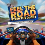Gaming Racing Wheel PDX627 - 270° Steering Wheel with Pedals and Gear Lever - تصویر 2