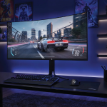 34" Curved Gaming Monitor, UltraWide HDR, 200Hz QHD - Black - تصویر 7