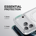 Richmond iPhone 18 Pro Max MagSafe Case with 360 Glitter Stand - Clear - تصویر 7