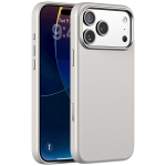 MAYFAIR MagSafe iPhone 18 Pro Case, 2M Drop-Tested, Anti-Slip & Anti-Fingerprint, Metal Buttons - Silver