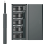 GMS-42A 42-in-1 Precision Screwdriver Set Aluminum Alloy Handle Magnetize Zone - Grey
