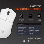 Gaming Mouse Lightfeather PDX319 - 7D, White - تصویر 3