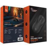 Gaming Mouse PDX324-BK - Triple Mode, 12000 DPI, Black - تصویر 5