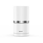 Como Folding Fan with LED Lamp, 7200mAh Battery, Portable Table Fan - White - تصویر 12