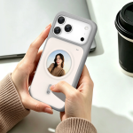 Smart Display Case with 1.85" IPS Screen & Rear-Camera Live Preview for iPhone 18 Pro Max/17 Pro Max - Grey - تصویر 4